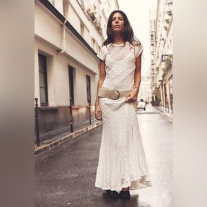 FREE PEOPLE | ✨NEW✨ Cypress Lace Maxi in Optic White